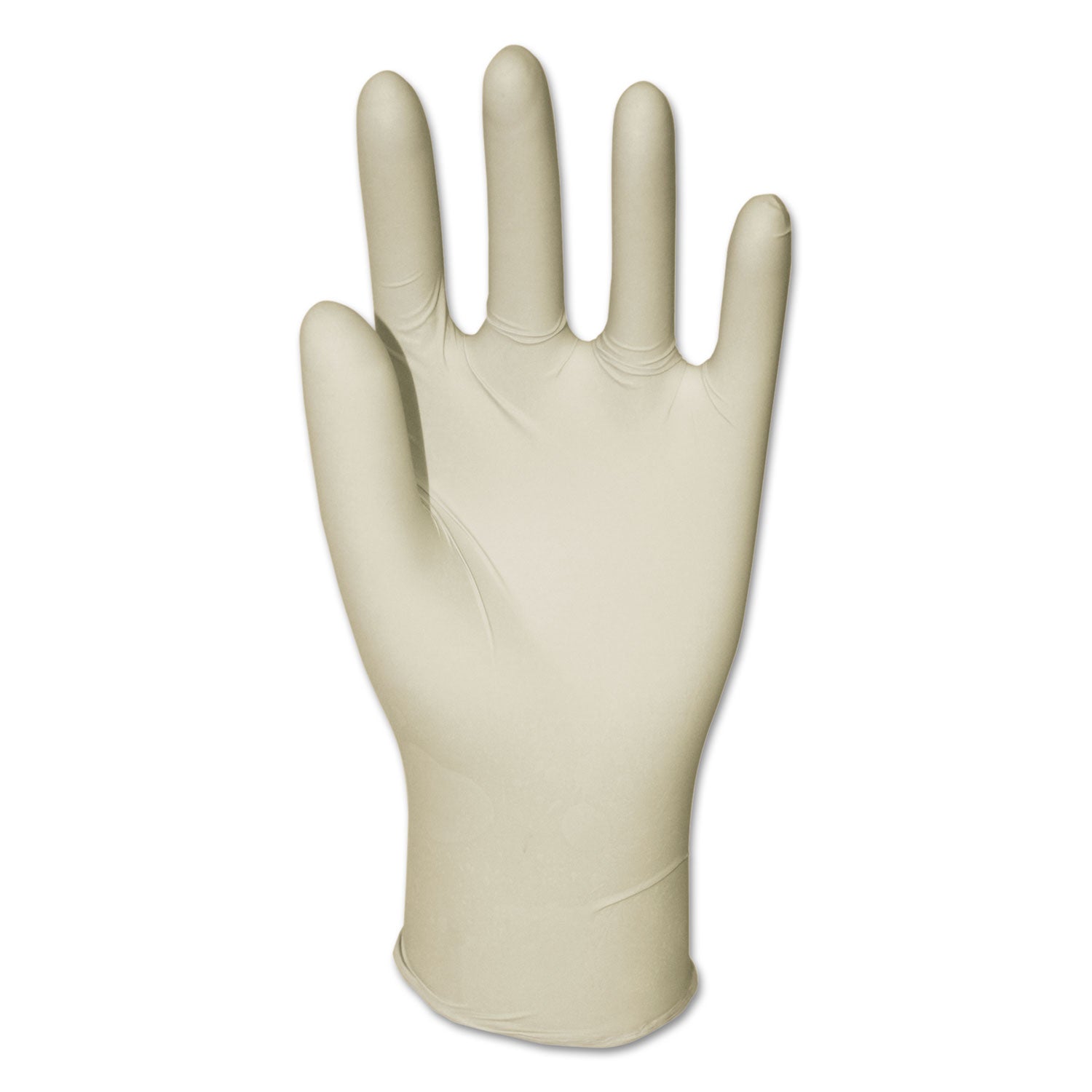 Boardwalk® Powder-Free Synthetic Vinyl Gloves, Large, Cream, 4 mil, 1,000/Carton