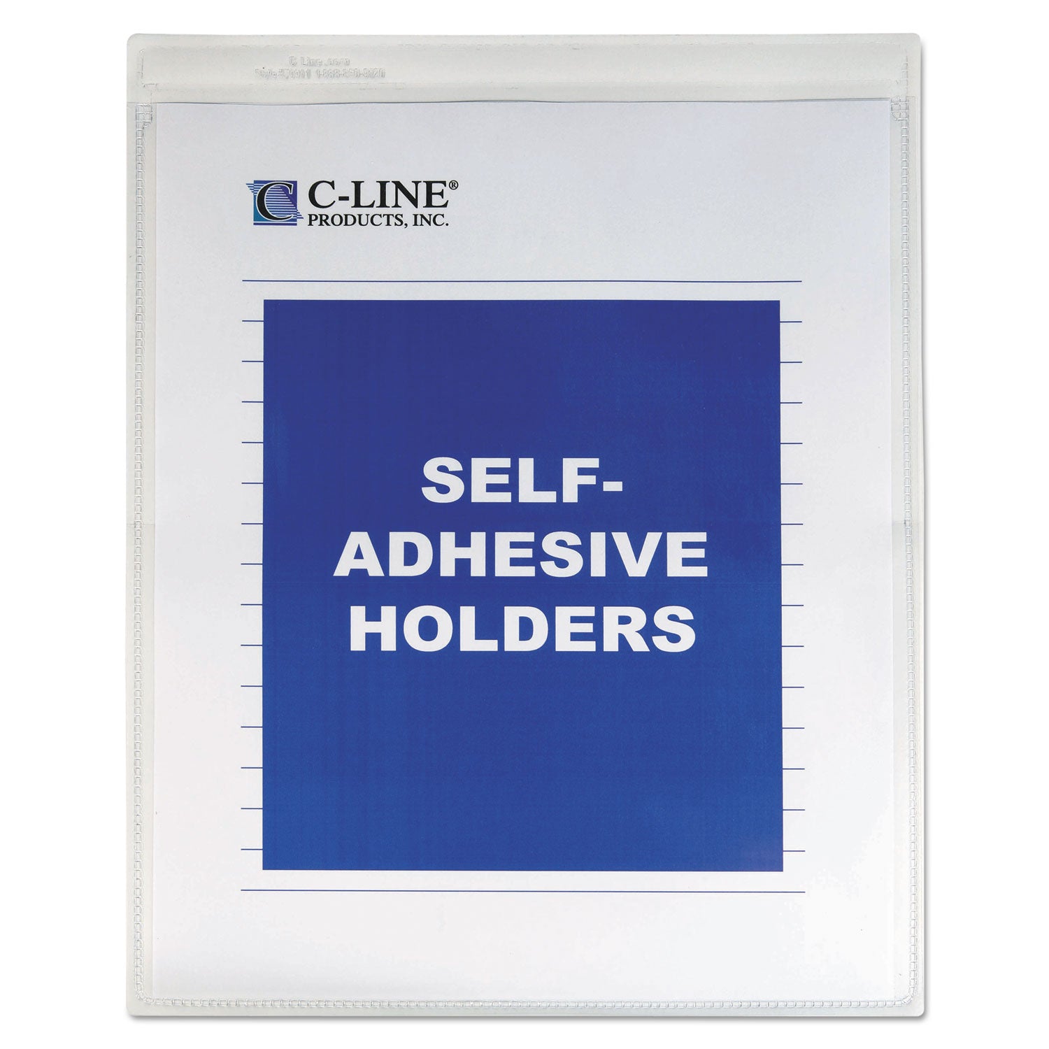 C-Line® Self-Adhesive Shop Ticket Holders, Super Heavy, 50 Sheets, 9 x 12, 50/Box