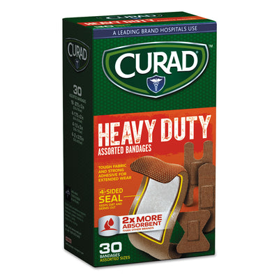 Curad® Heavy Duty Bandages, Assorted Sizes, 30/Box - Flipcost
