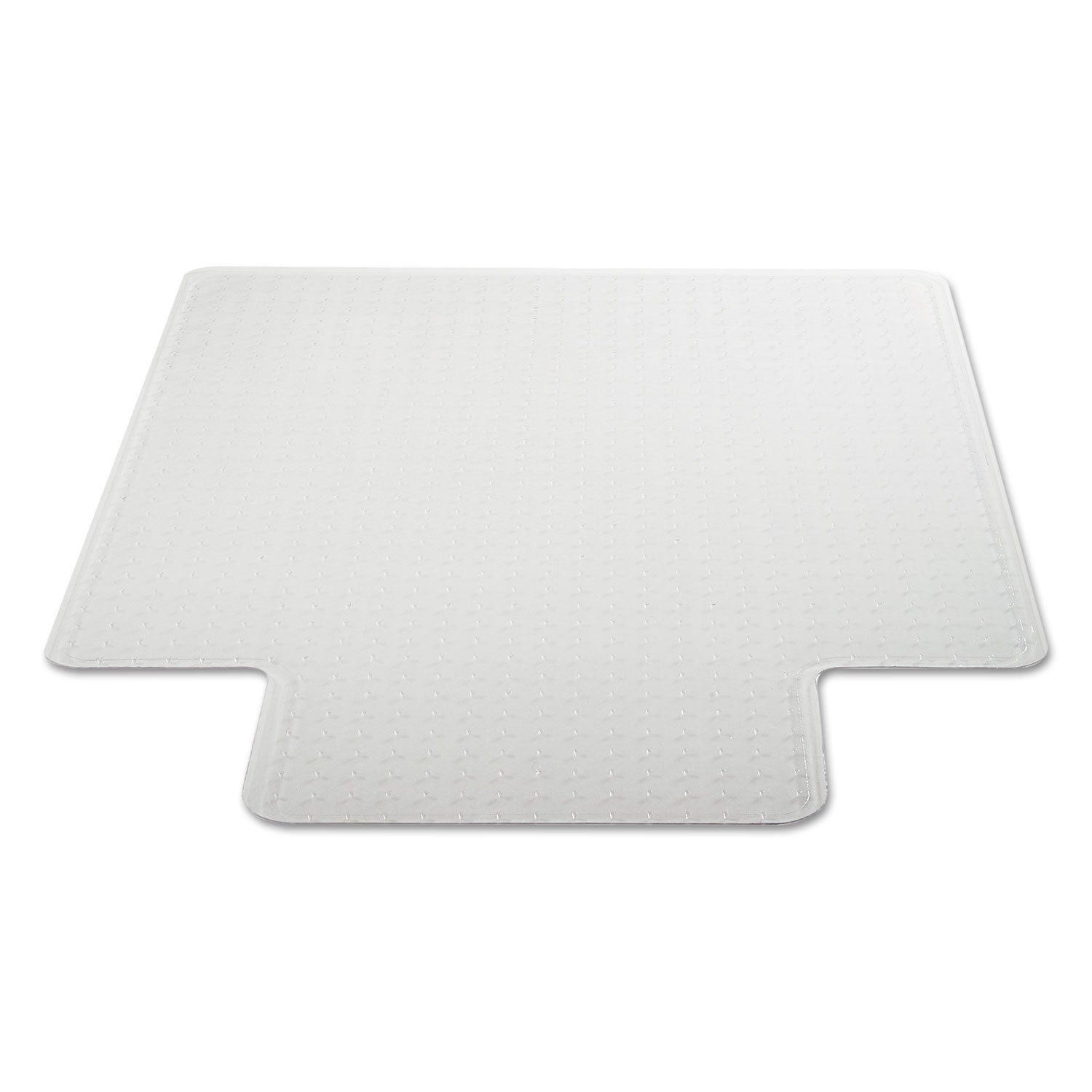 Alera® Moderate Use Studded Chair Mat for Low Pile Carpet, 36 x 48, Lipped, Clear