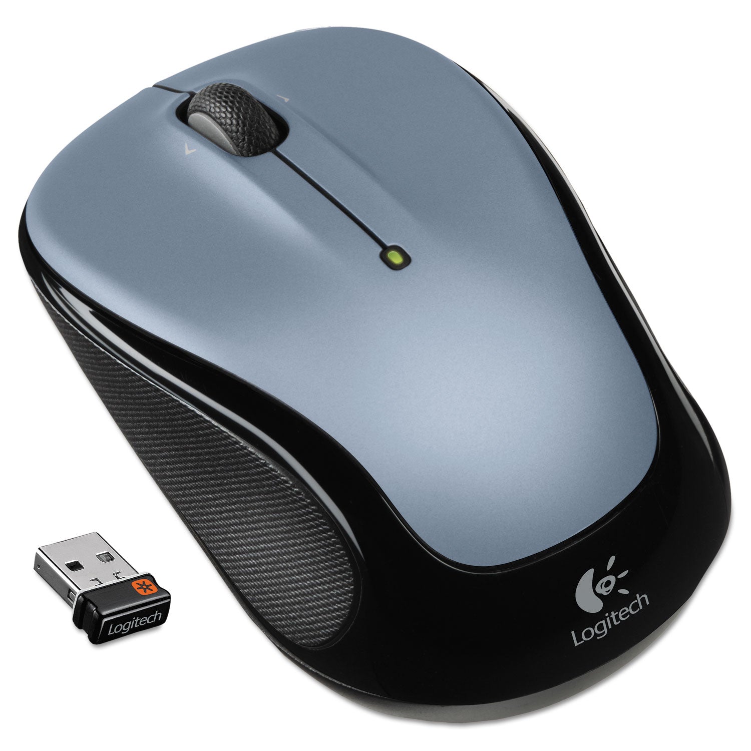 M325 Wireless Mouse, 2.4 GHz Frequency/30 ft Wireless Range, Left/Right Hand Use, Silver