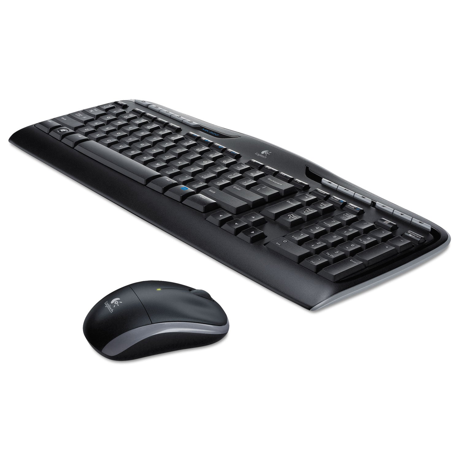 Logitech® MK320 Wireless Keyboard + Mouse Combo, 2.4 GHz Frequency/30 ft Wireless Range, Black