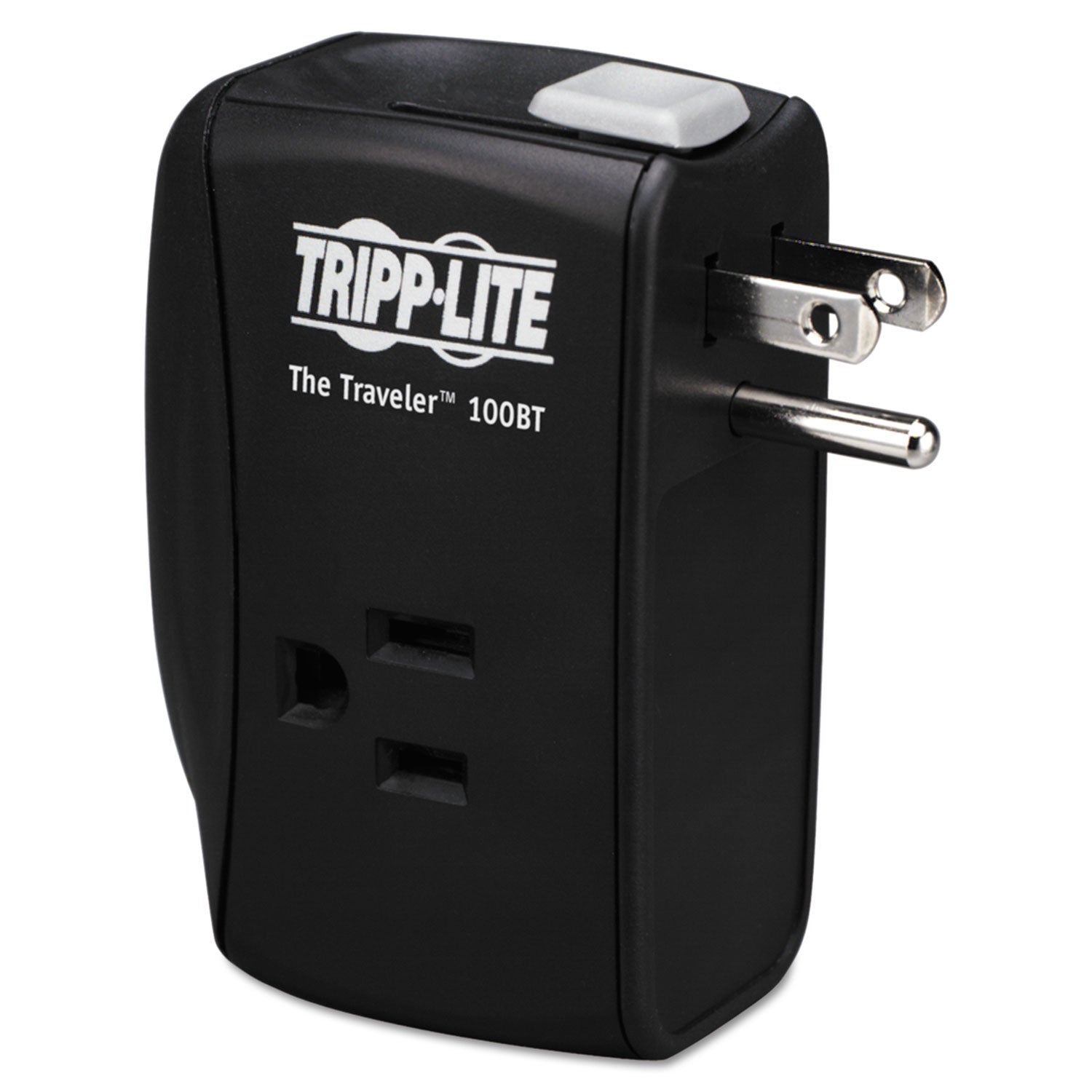 Tripp Lite by Eaton Protect It! Portable Surge Protector, 2 AC Outlets, 1,050 J, Black