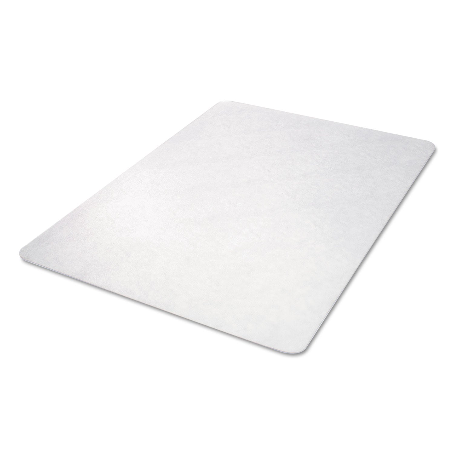 deflecto® EconoMat All Day Use Chair Mat for Hard Floors, Rolled Packed, 45 x 53, Clear