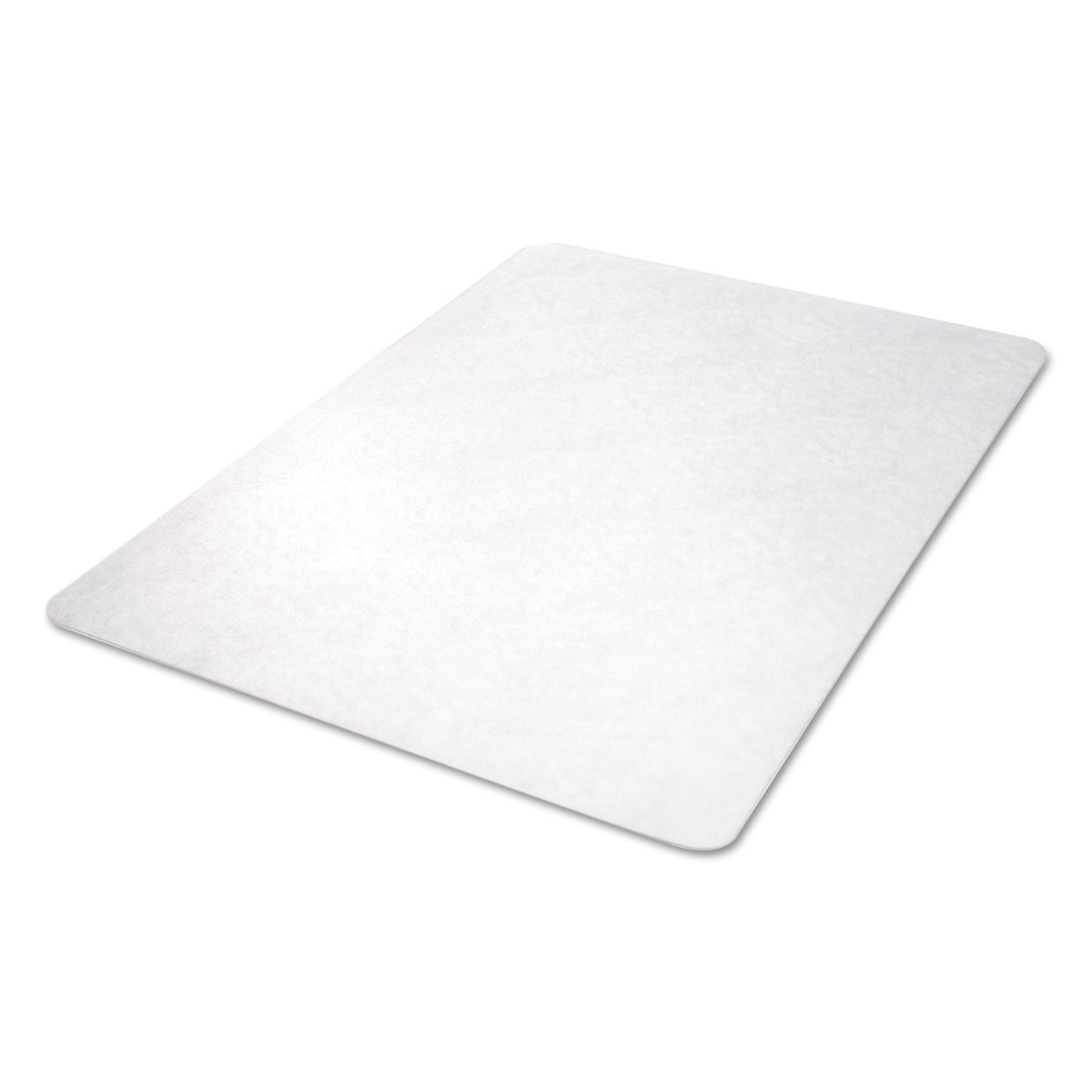 deflecto® EconoMat All Day Use Chair Mat for Hard Floors, Rolled Packed, 45 x 53, Clear