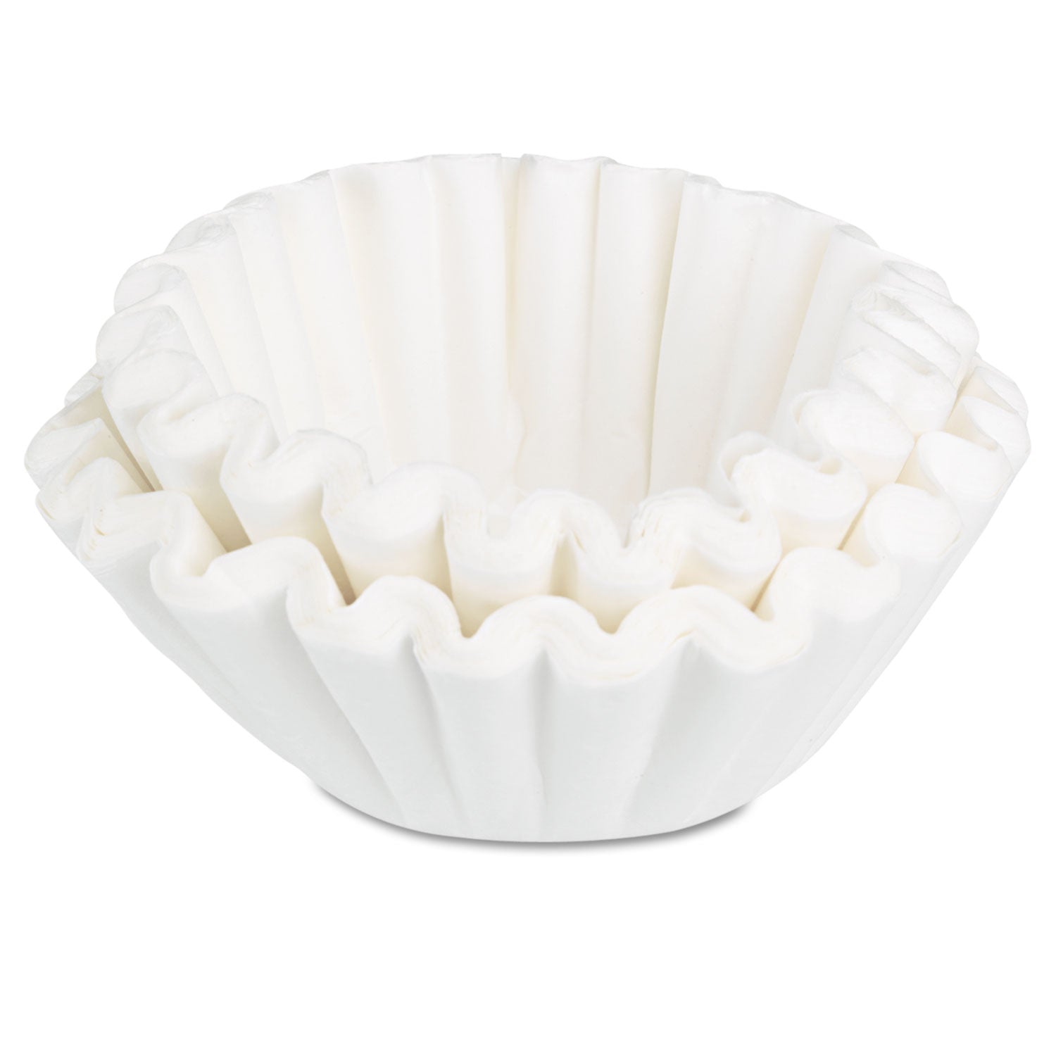 BUNN® Coffee Filters, 8 to 12 Cup Size, Flat Bottom, 100/Pack