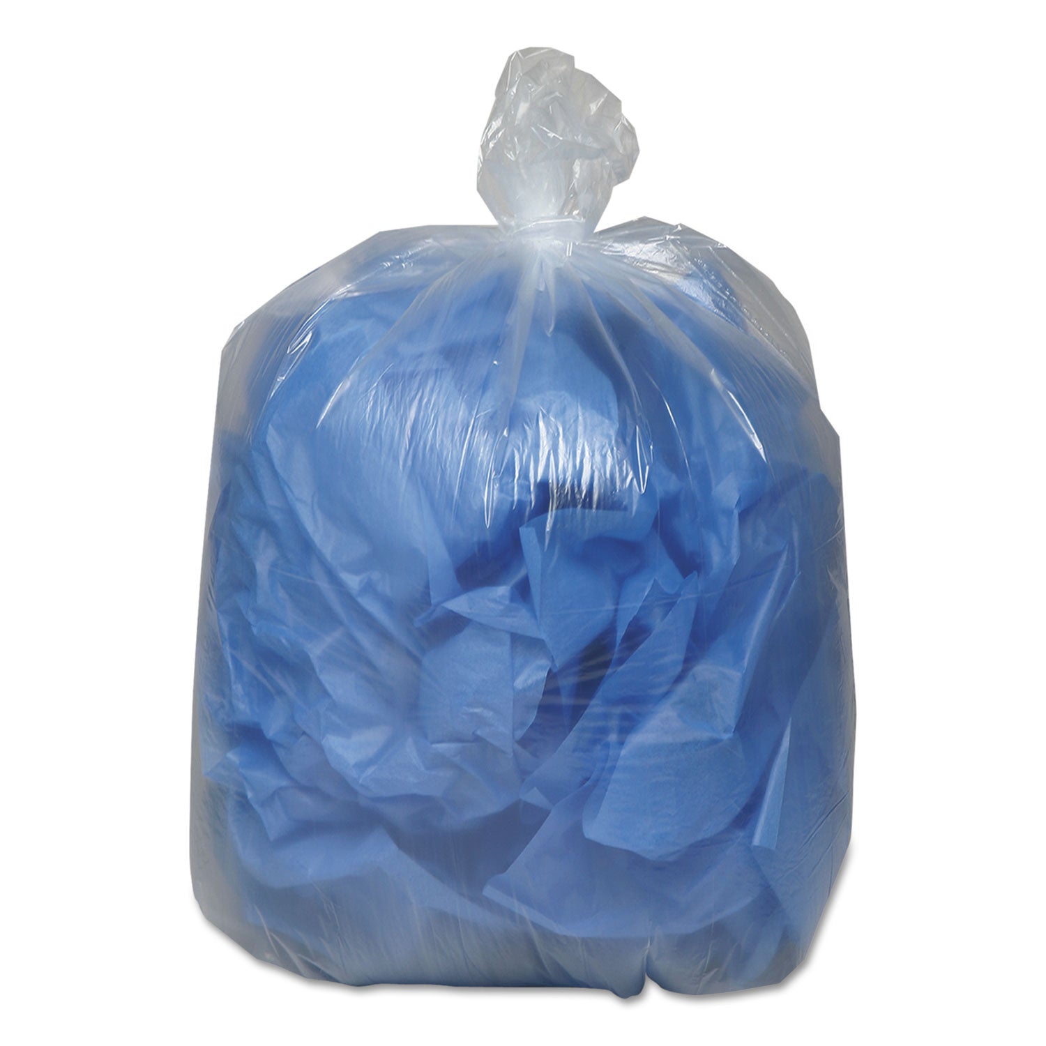 Classic Clear Linear Low-Density Can Liners, 16 gal, 0.6 mil, 24" x 33", Clear, 25 Bags/Roll, 20 Rolls/Carton