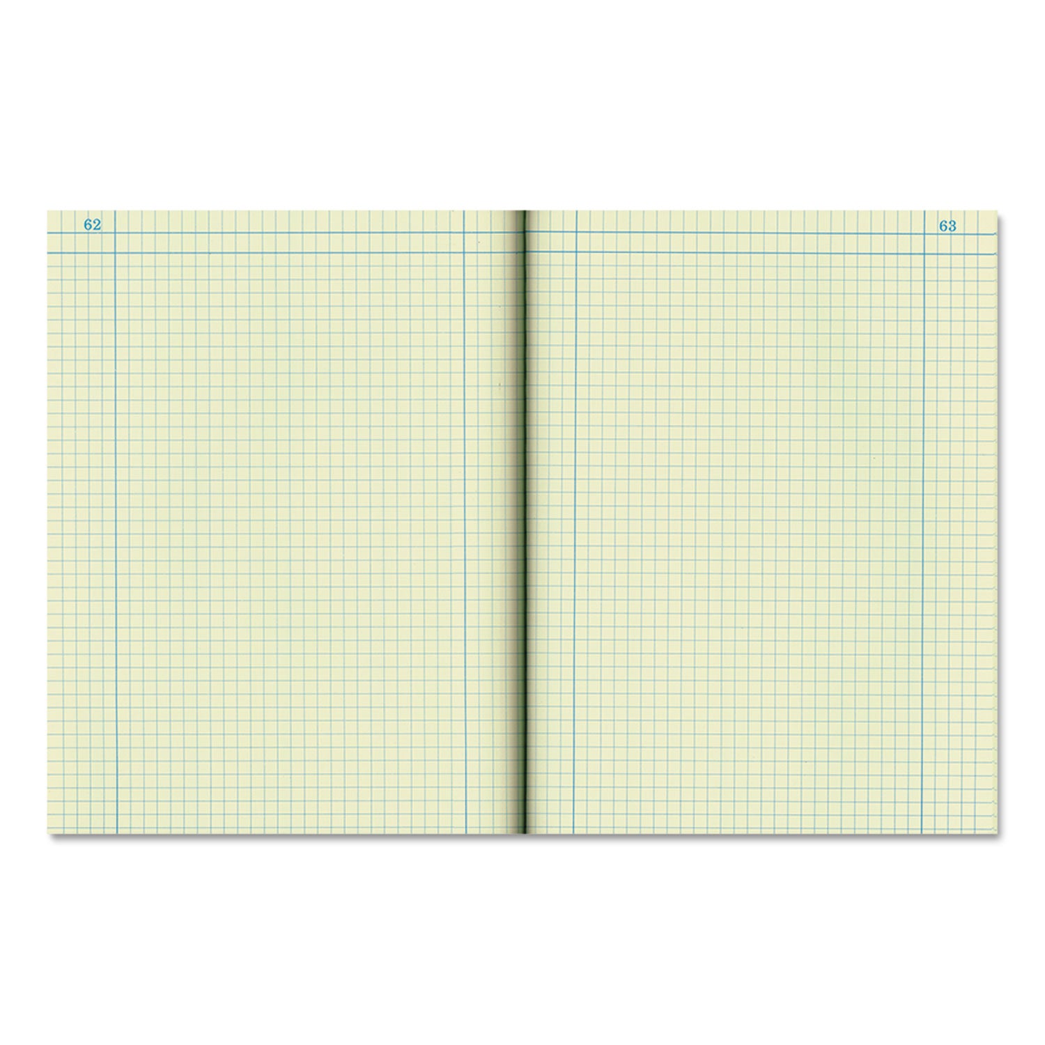 National® Computation Notebook, Quadrille Rule (4 sq/in), Brown Cover, (75) 11.75 x 9.25 Sheets