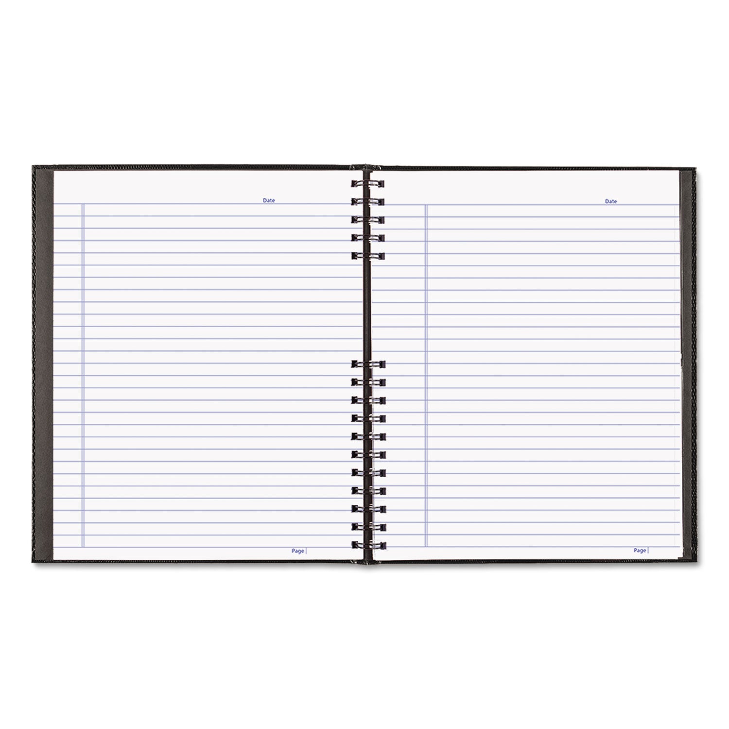 Blueline® NotePro Notebook, 1-Subject, Medium/College Rule, Black Cover, (100) 11 x 8.5 Sheets