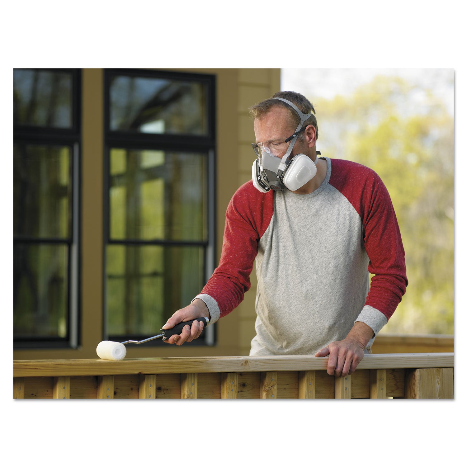 3M™ Half Facepiece Paint Spray/Pesticide Respirator, Large