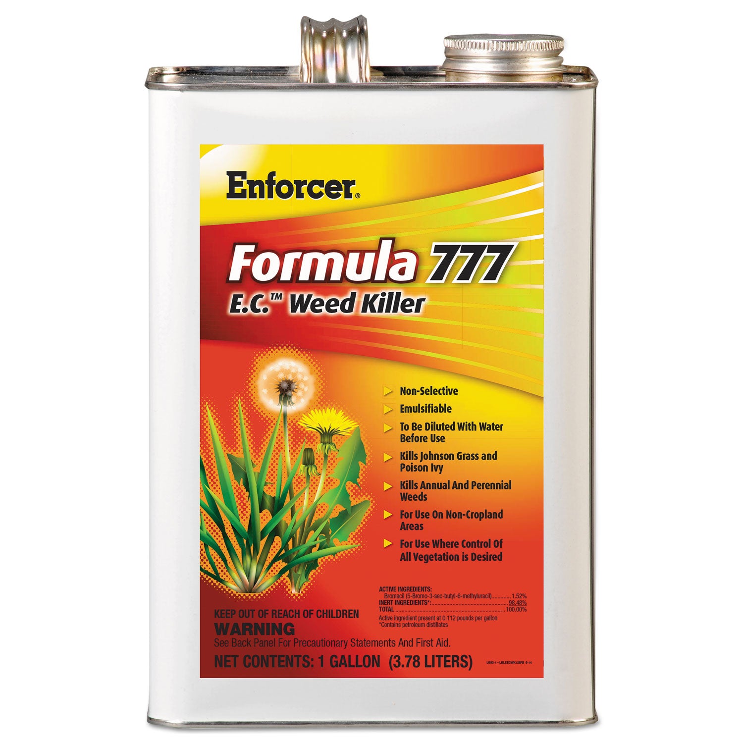 Formula 777 E.C. Weed Killer, Non-Cropland, 1 gal Can, 4/Carton