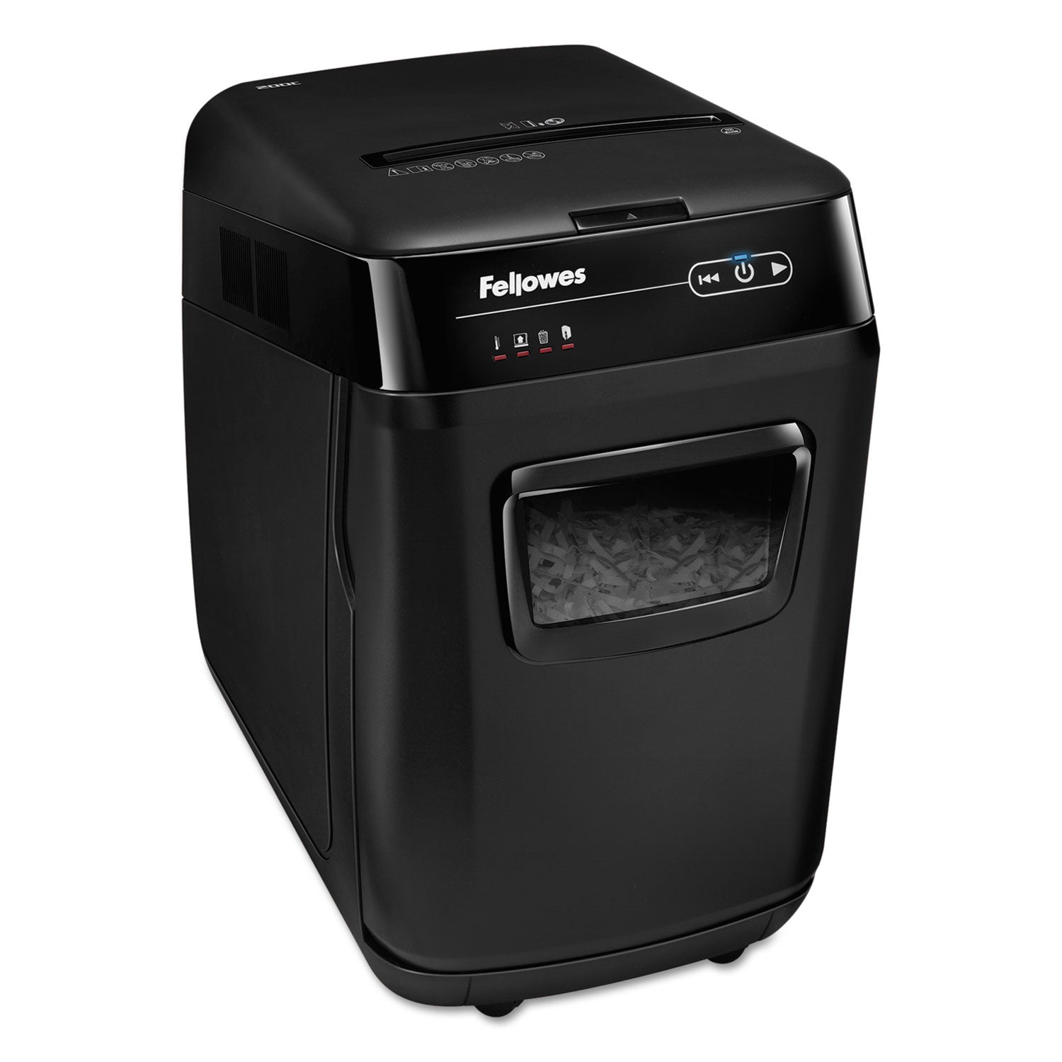 Fellowes® AutoMax 200C Auto Feed Cross-Cut Shredder, 200 Auto/10 Manual Sheet Capacity