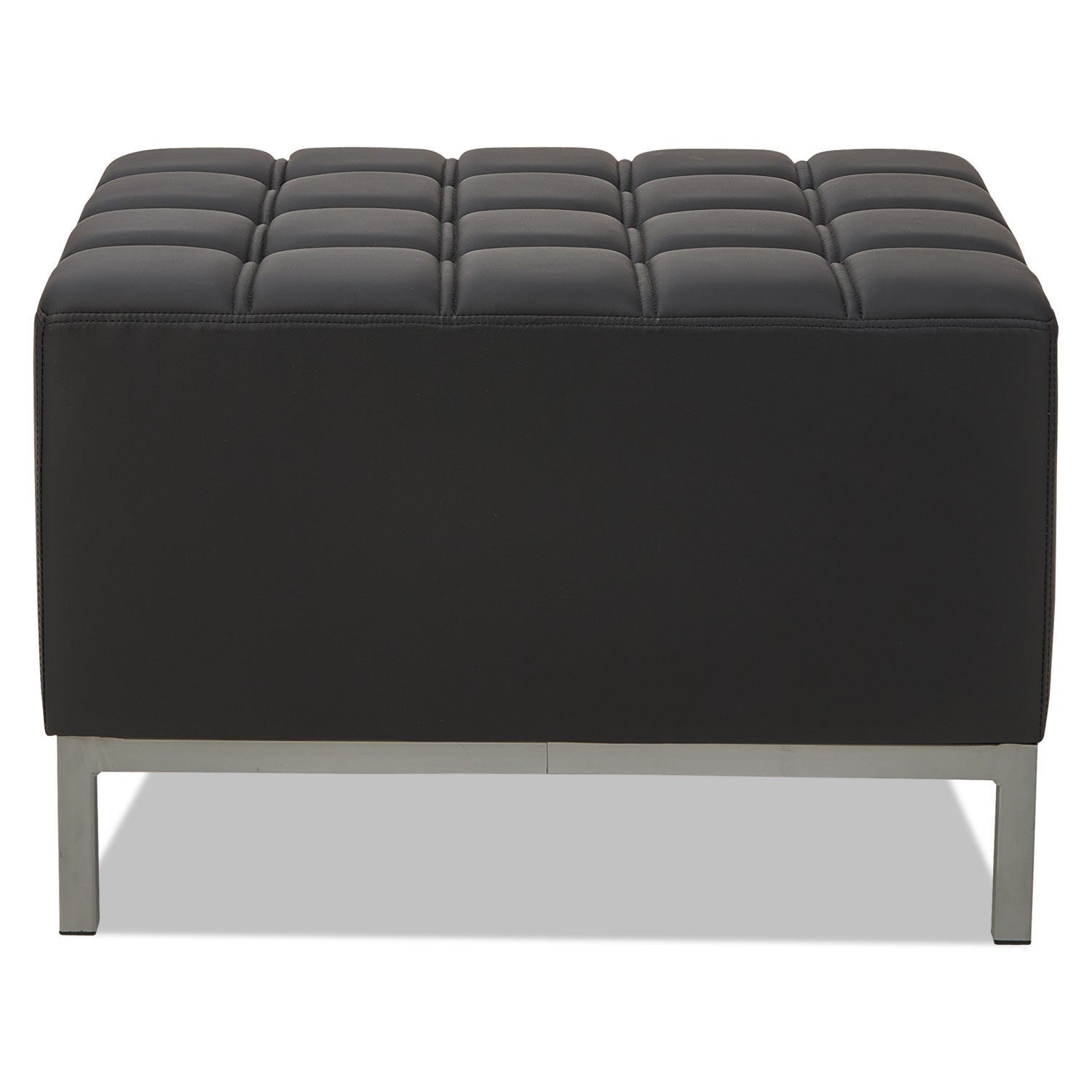 Alera® Alera QUB Series Ottoman, 26.38w x 21.5d x 17.5h, Black