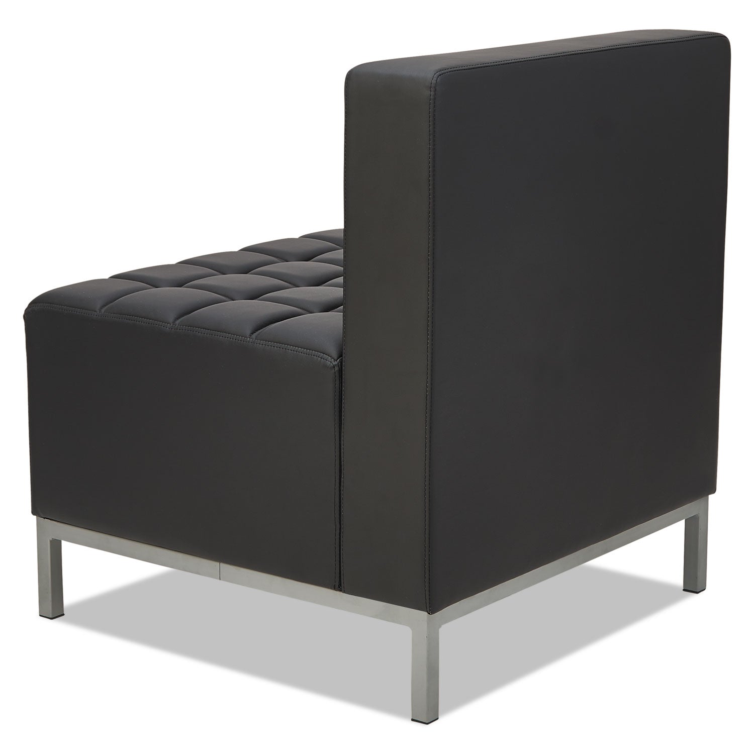 Alera® Alera QUB Series Armless L Sectional, 26.38w x 26.38d x 30.5h, Black