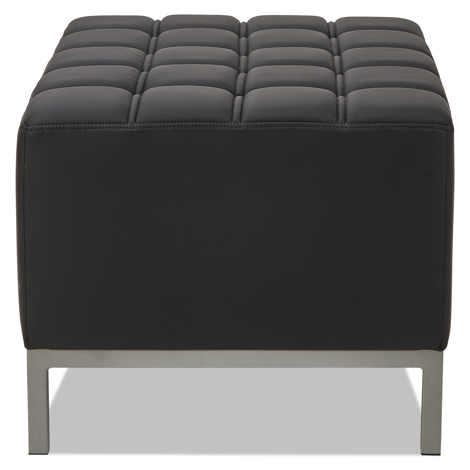 Alera® Alera QUB Series Ottoman, 26.38w x 21.5d x 17.5h, Black