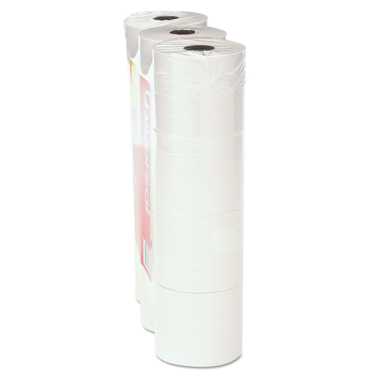 Universal® Impact and Inkjet Print Bond Paper Rolls, 0.5" Core, 2.25" x 130 ft, White, 12/Pack