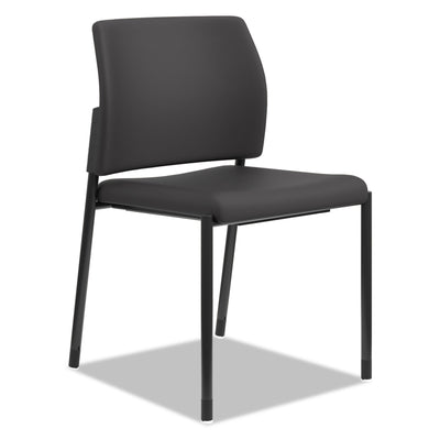 Accommodate Series Guest Chair, Fabric Upholstery, 23.25" x 22.25" x 32", Black Seat/Back, Black Base, 2/Carton Flipcost Flipcost