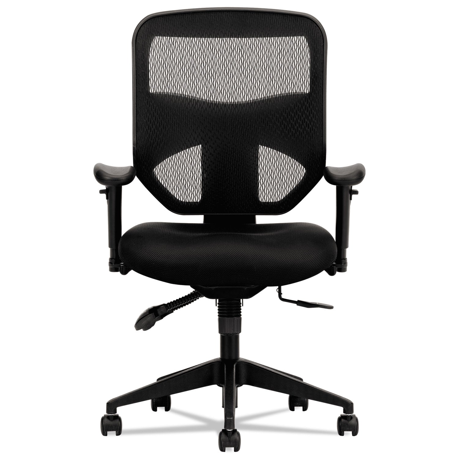 VL532 Mesh High-Back Task Chair, Supports Up to 250 lb, 17" to 20.5" Seat Height, Black