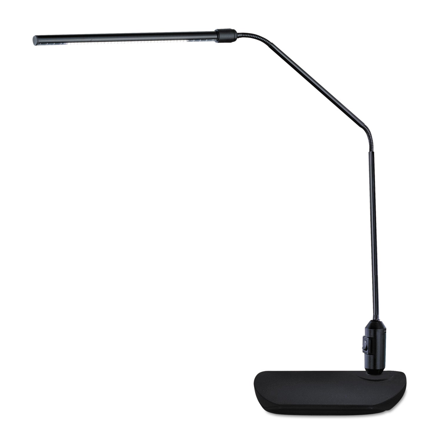 Alera® LED Desk Lamp With Interchangeable Base Or Clamp, 5.13w x 21.75d x 21.75h, Black