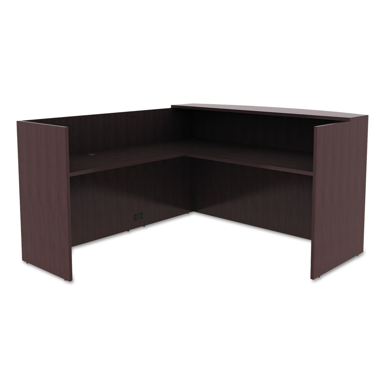 Alera® Alera Valencia Reversible Reception Return, 44.13w x 23.63d x 41.5h, Espresso