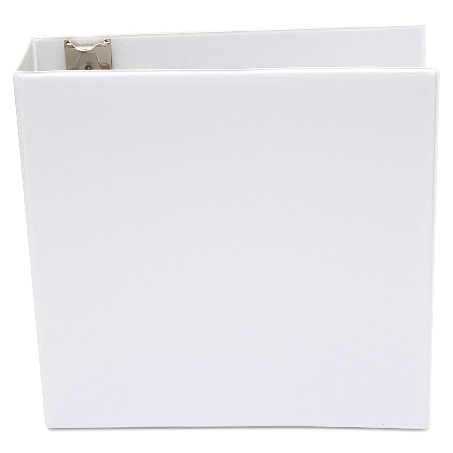 Universal® Economy Round Ring View Binder, 3 Rings, 3" Capacity, 11 x 8.5, White