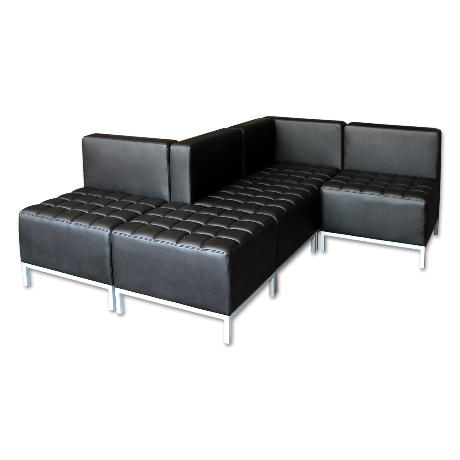 Alera® Alera QUB Series Corner Sectional, 26.38w x 26.38d x 30.5h, Black