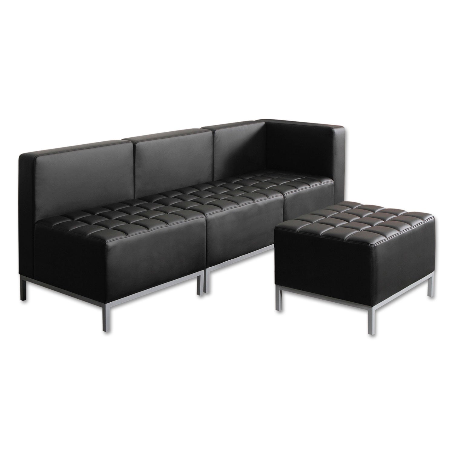 Alera® Alera QUB Series Corner Sectional, 26.38w x 26.38d x 30.5h, Black