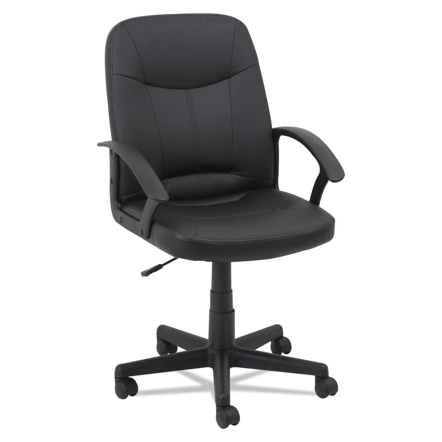 Executive Office Chair, Supports Up to 250 lb, 16.54" to 19.84" Seat Height, Black