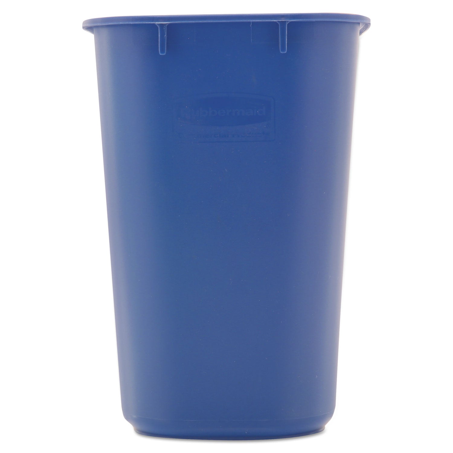 Rubbermaid® Commercial Deskside Recycling Container, Small, 13.63 qt, Plastic, Blue