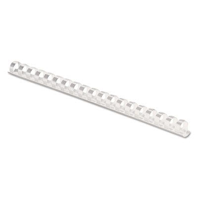 FELLOWES MFG. CO. Plastic Comb Bindings, 3/8" Diameter, 55 Sheet Capacity, White, 100/Pack - Flipcost