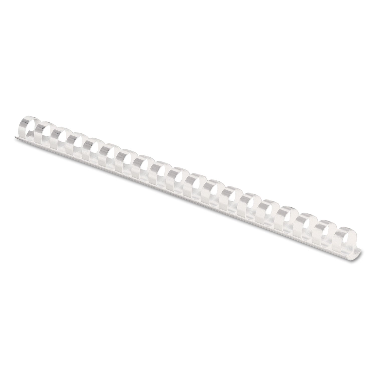 Fellowes® Plastic Comb Bindings, 1/2" Diameter, 90 Sheet Capacity, White, 100/Pack