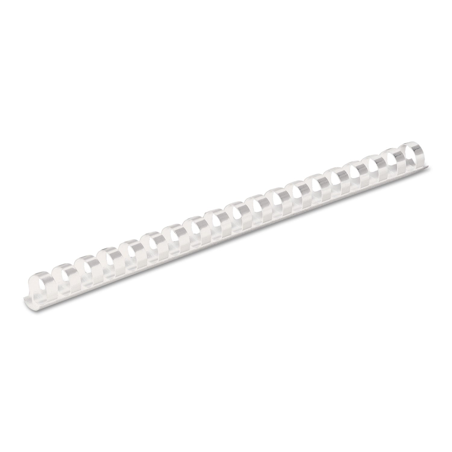 Fellowes® Plastic Comb Bindings, 3/8" Diameter, 55 Sheet Capacity, White, 100/Pack