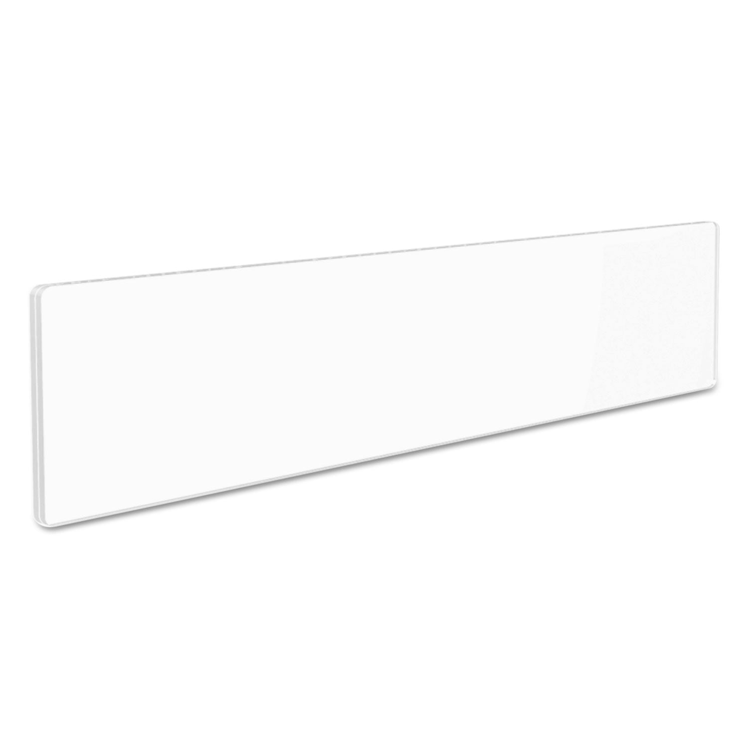 deflecto® Superior Image Cubicle Nameplate Sign Holder, 8.5 x 2 Insert, Clear