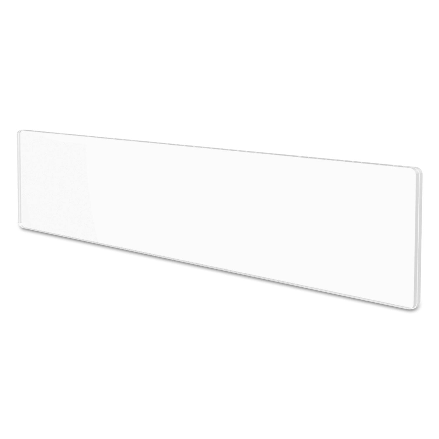 deflecto® Superior Image Cubicle Nameplate Sign Holder, 8.5 x 2 Insert, Clear