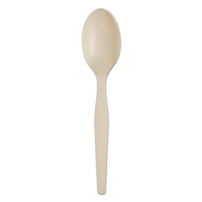 SmartStock Plastic Cutlery Refill, Spoons, 6", Series-O Mediumweight Bio-Blend, Beige, 40/Pack, 24 Packs/Carton Flipcost Flipcost