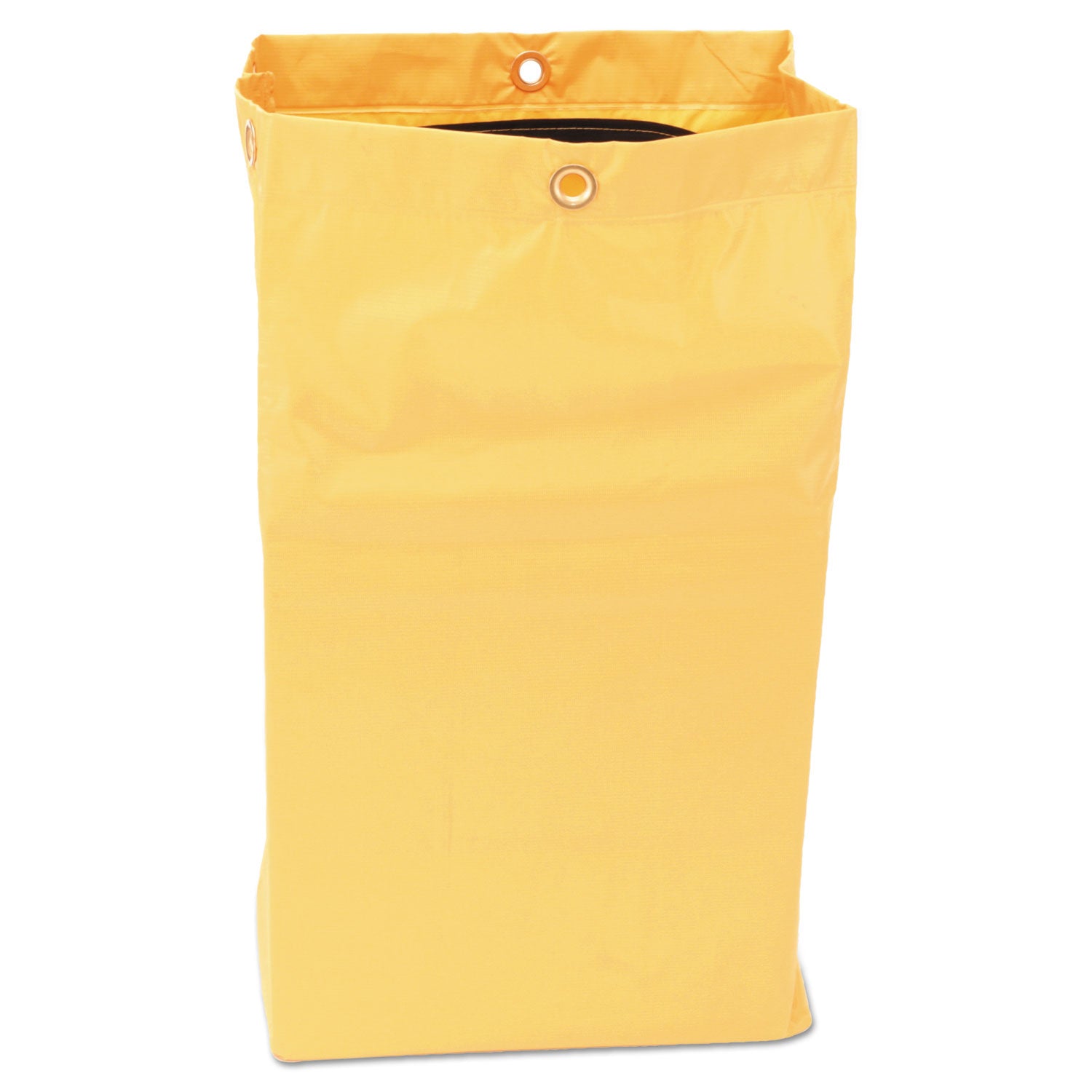 Rubbermaid® Commercial Zippered Vinyl Cleaning Cart Bag for Rubbermaid Commercial 6173-88, 24 gal, 17.25" x 10.5" x 30.5", Yellow