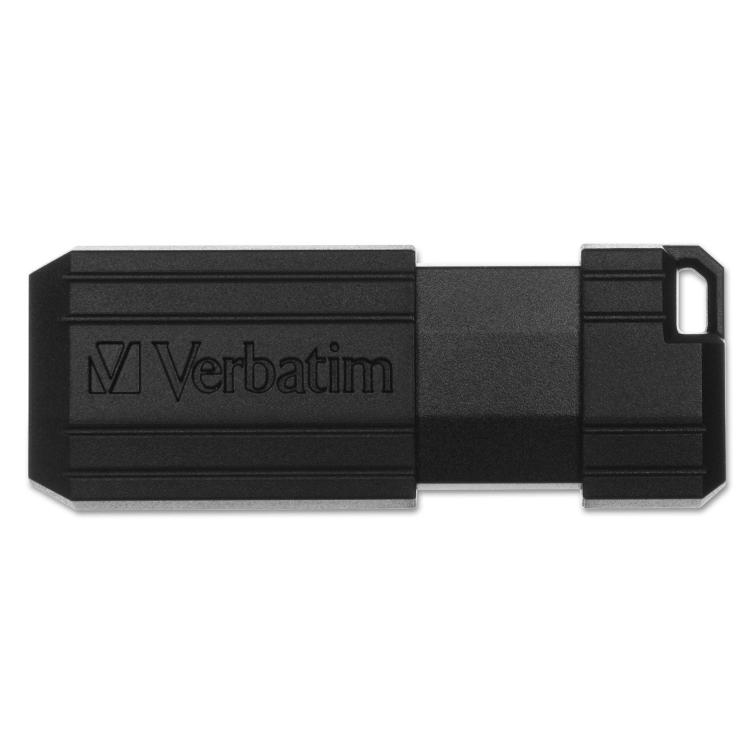 Verbatim® PinStripe USB Flash Drive, 16 GB, Black