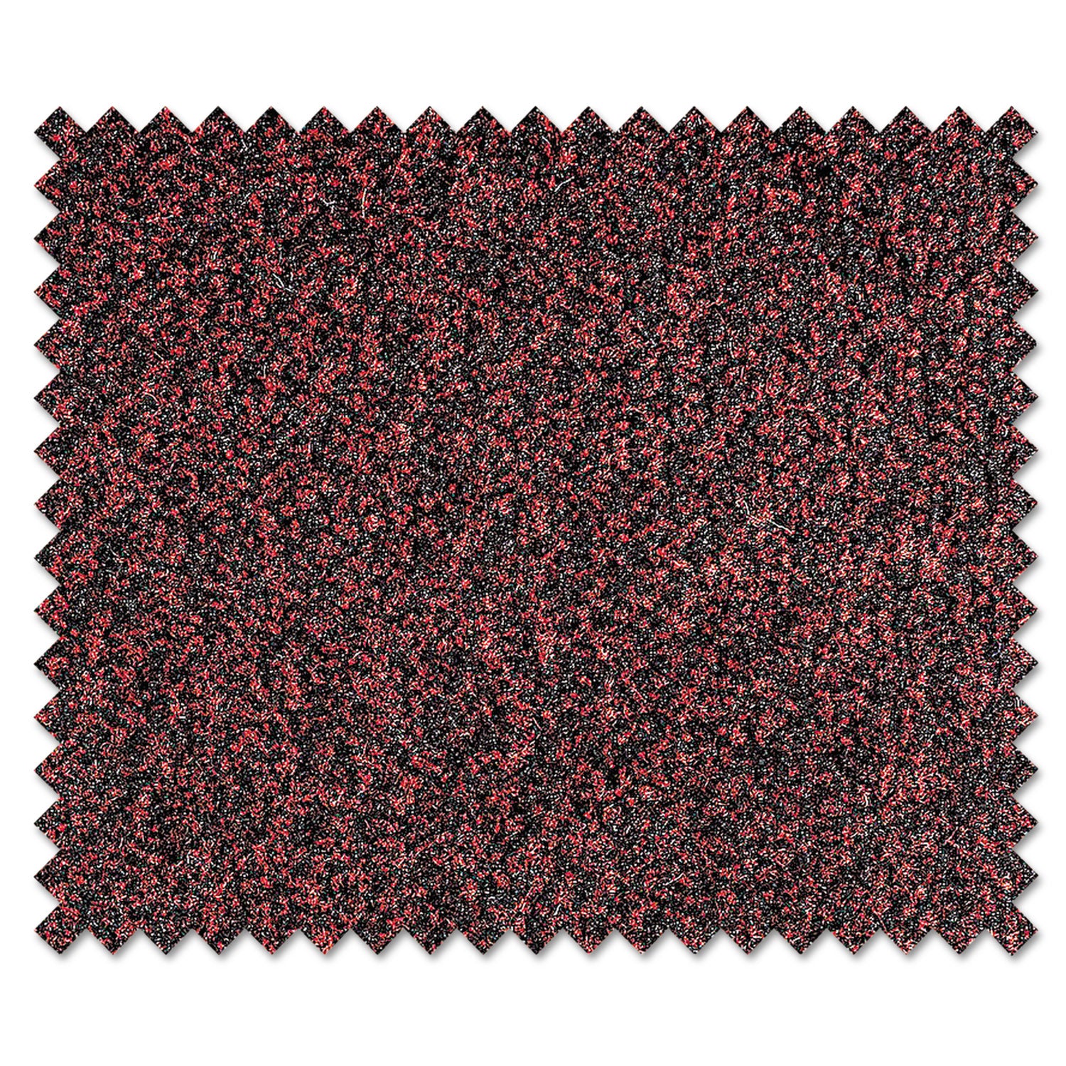 Crown Dust-Star Microfiber Wiper Mat, 36 x 60, Red