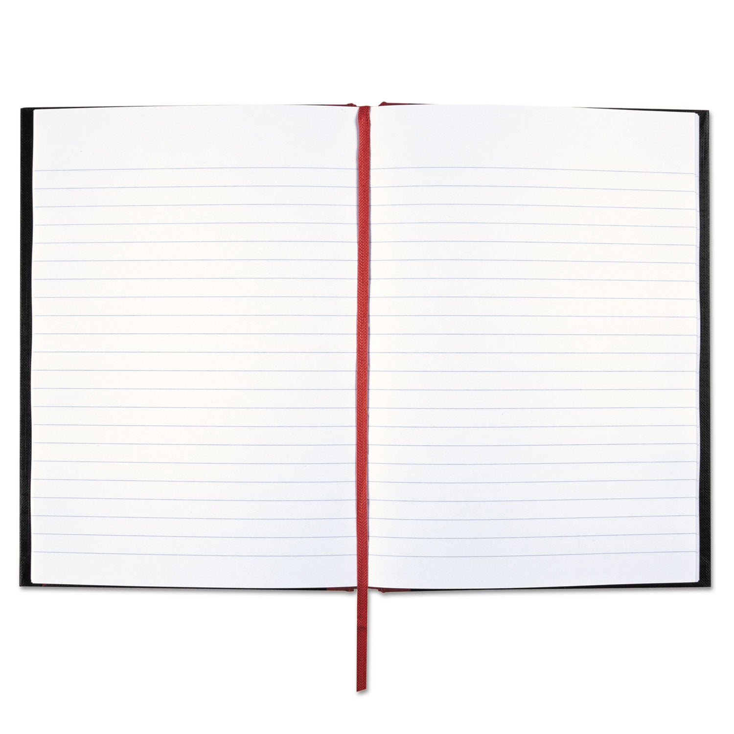 Black n' Red™ Hardcover Casebound Notebooks, SCRIBZEE Compatible, 1-Subject, Wide/Legal Rule, Black Cover, (96) 8.25 x 5.63 Sheets