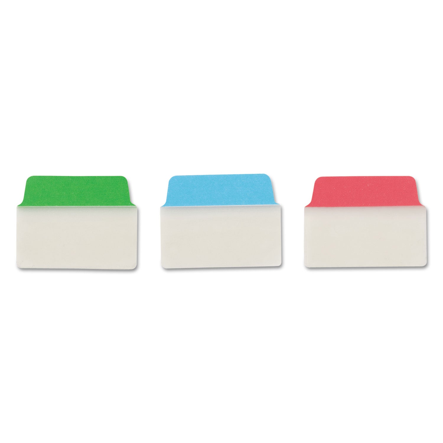 Avery® Ultra Tabs Repositionable Tabs, Standard: 2" x 1.5", 1/5-Cut, Assorted Colors (Blue, Green and Red), 48/Pack