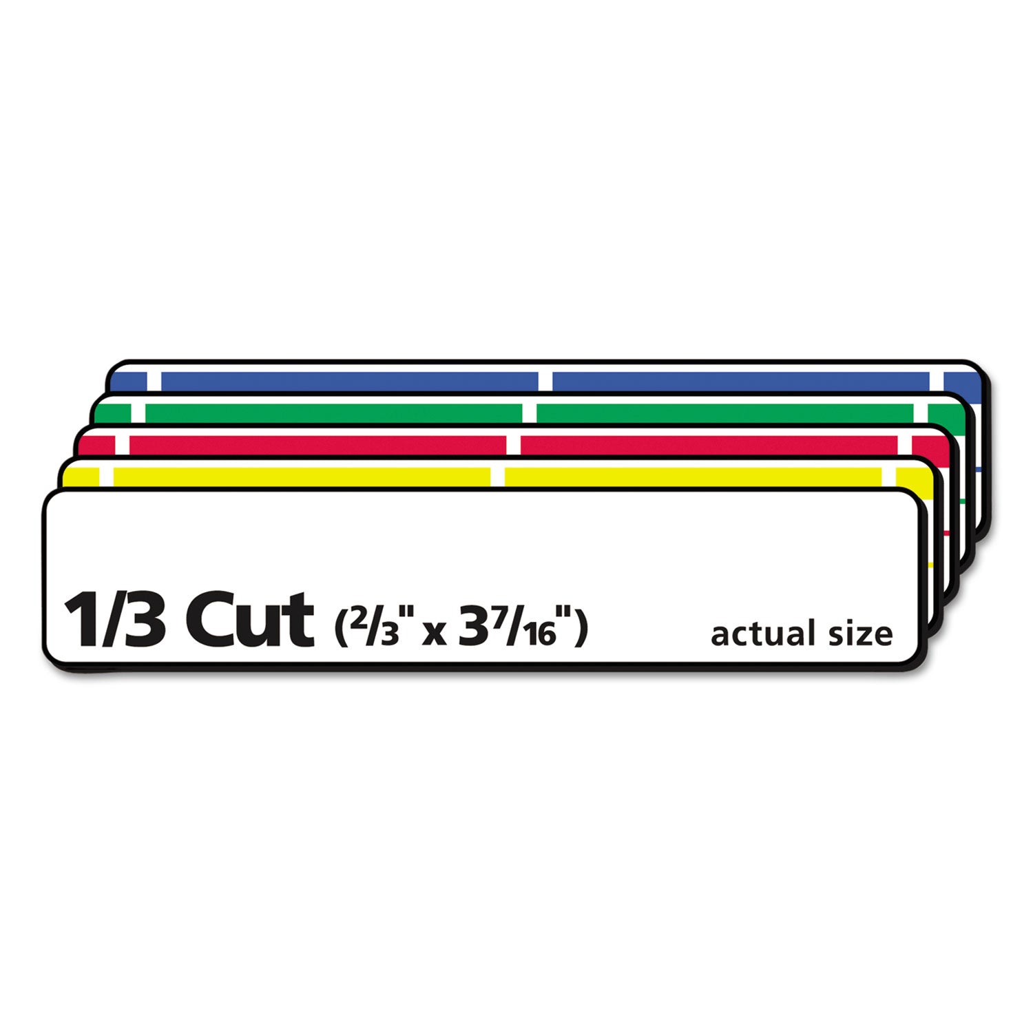 Avery® Permanent TrueBlock File Folder Labels with Sure Feed Technology, 0.66 x 3.44, White, 30/Sheet, 25 Sheets/Pack