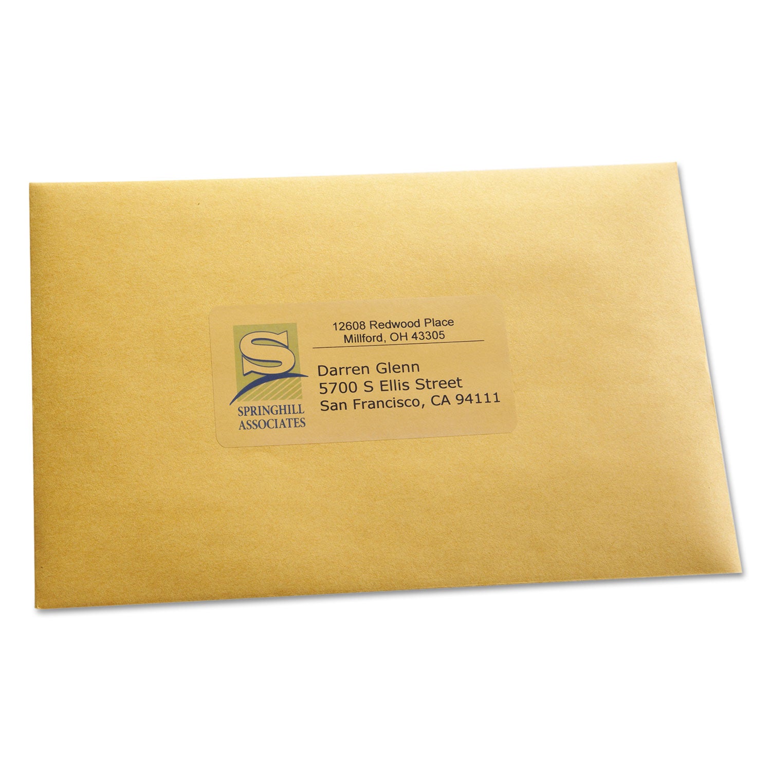 Avery® Matte Clear Easy Peel Mailing Labels w/ Sure Feed Technology, Inkjet Printers, 2 x 4, Clear, 10/Sheet, 25 Sheets/Pack