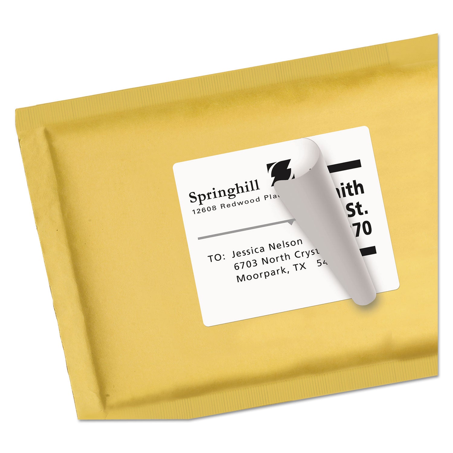 Avery® Shipping Labels w/ TrueBlock Technology, Inkjet Printers, 3.33 x 4, White, 6/Sheet, 25 Sheets/Pack