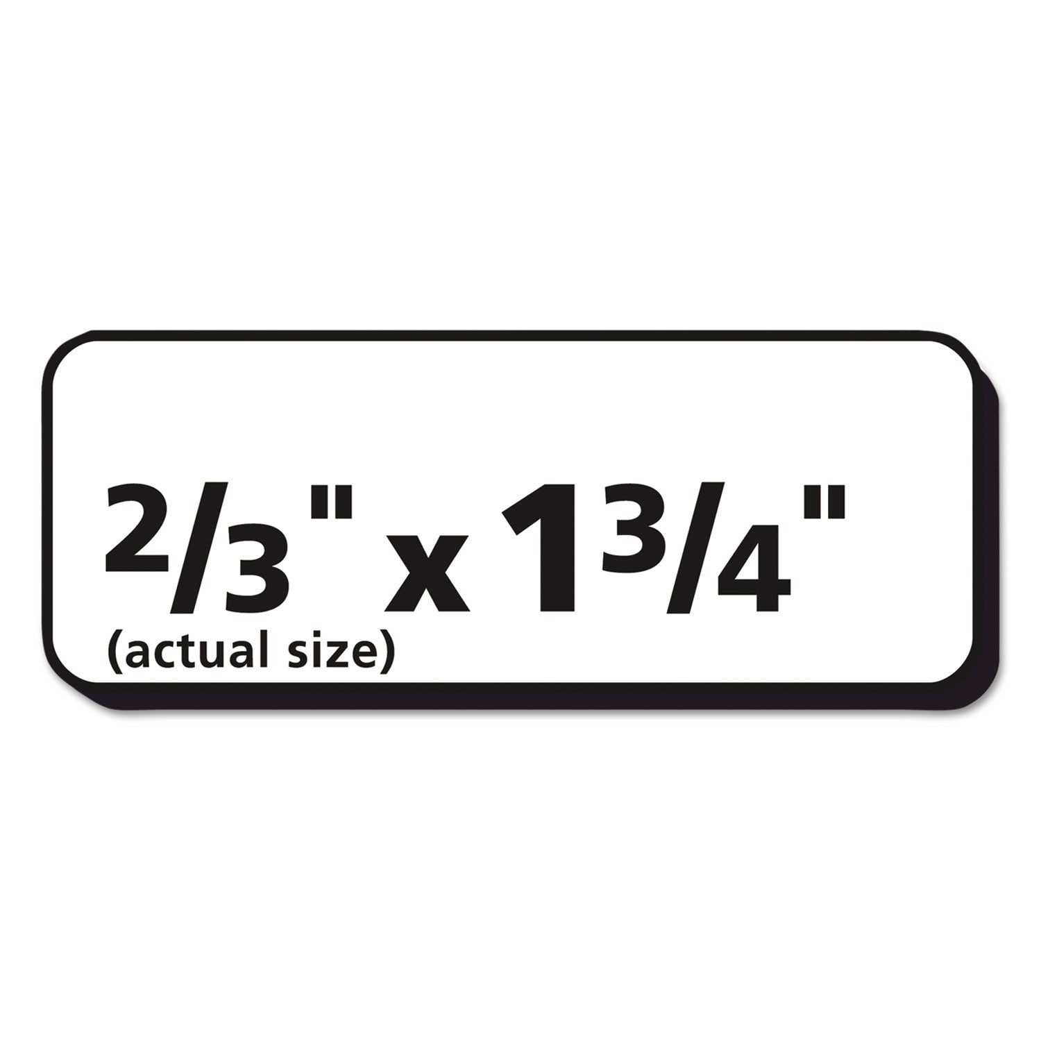 Avery® Matte Clear Easy Peel Mailing Labels w/ Sure Feed Technology, Laser Printers, 0.66 x 1.75, Clear, 60/Sheet, 10 Sheets/Pack