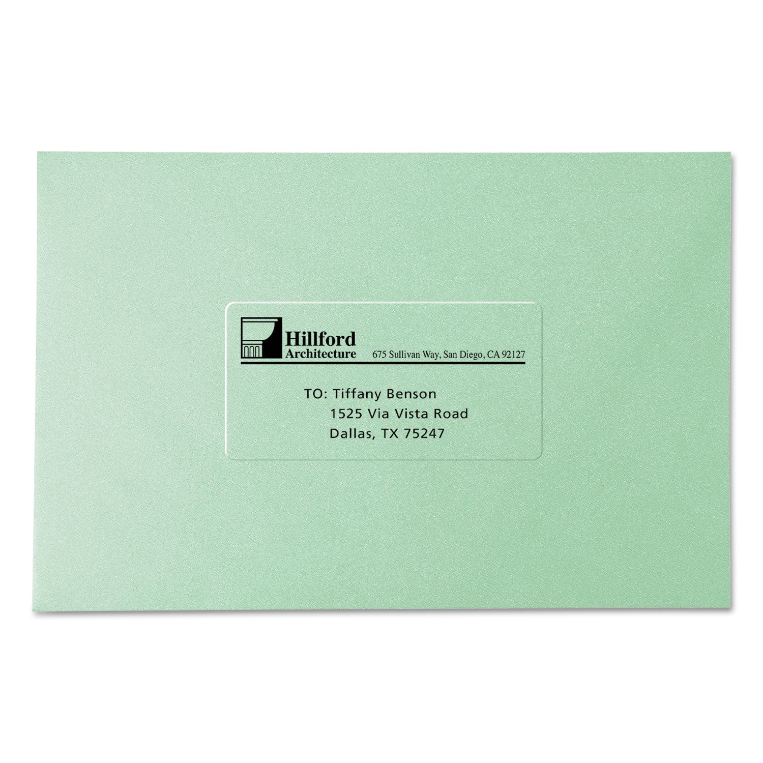 Avery® Matte Clear Easy Peel Mailing Labels w/ Sure Feed Technology, Laser Printers, 2 x 4, Clear, 10/Sheet, 50 Sheets/Box