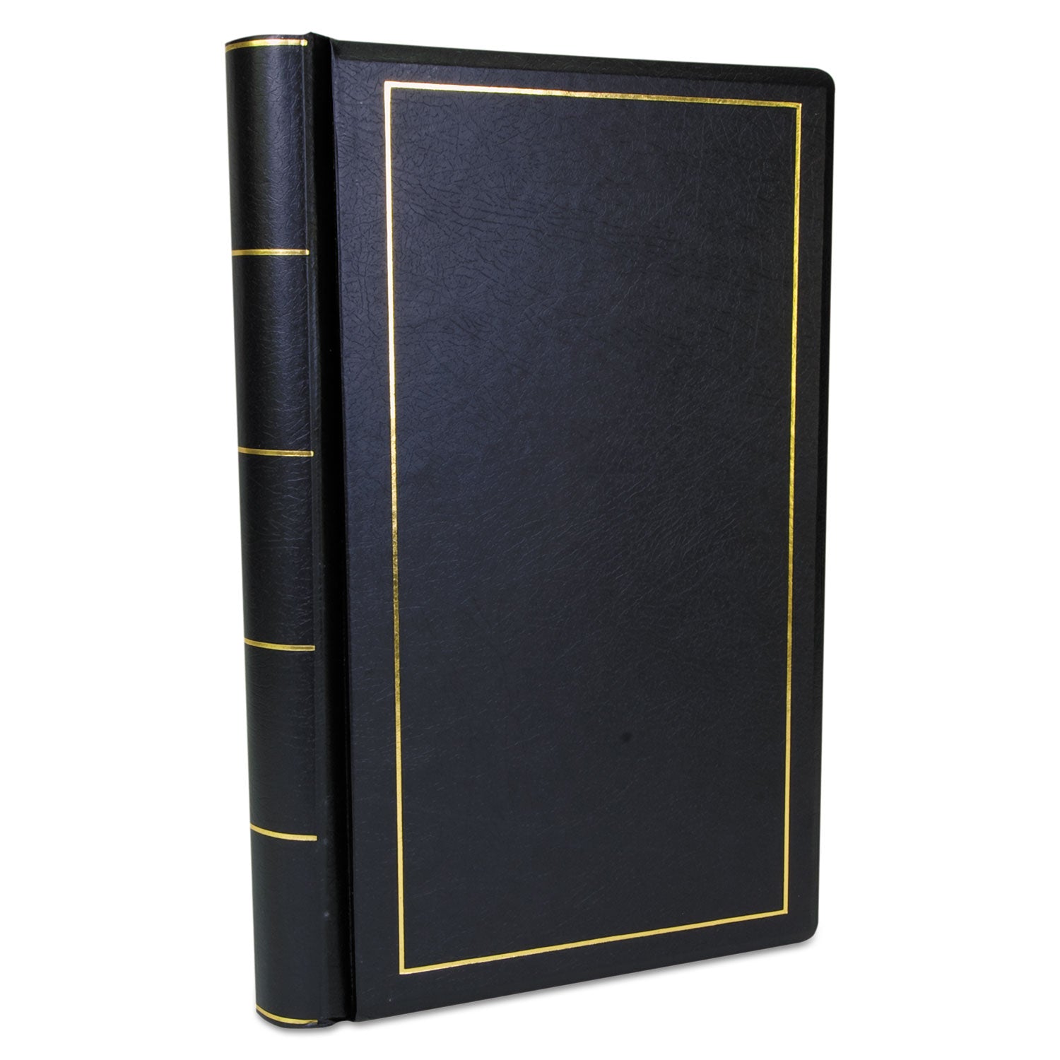 Wilson Jones® Looseleaf Corporation Minute Book, 1-Subject, Unruled, Black/Gold Cover, (250) 14 x 8.5 Sheets