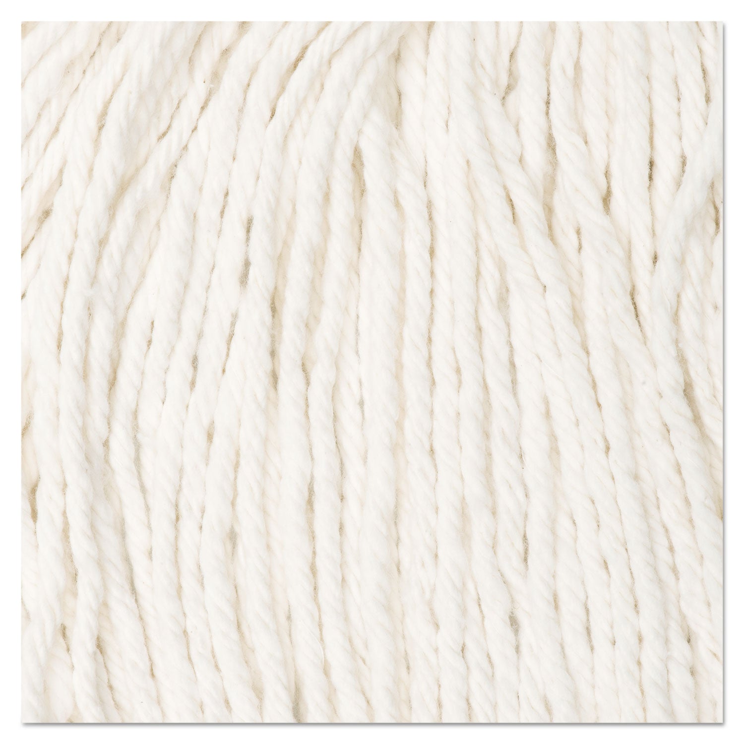 Boardwalk® Cut-End Wet Mop Head, Cotton, No. 24, White