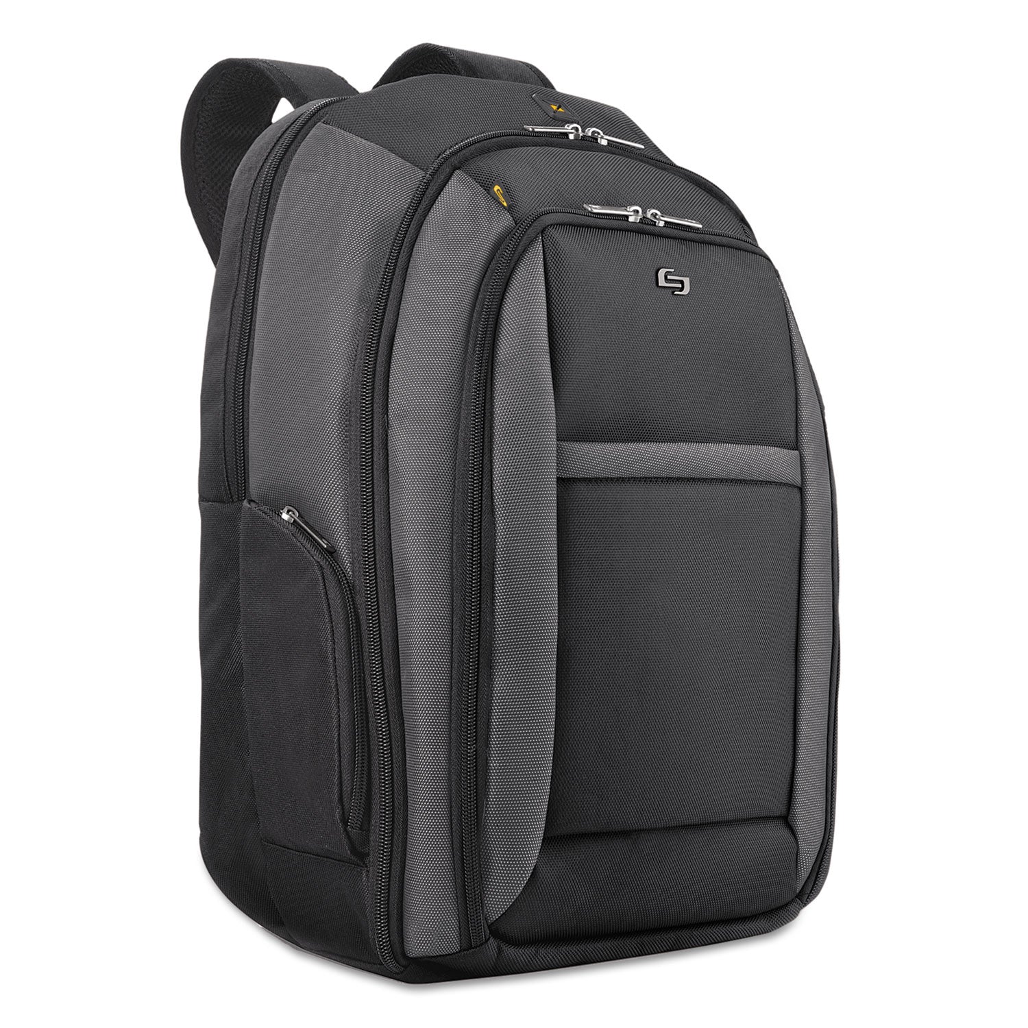 Solo Pro CheckFast Backpack, Fits Devices Up to 16", Ballistic Polyester, 13.75 x 6.5 x 17.75, Black