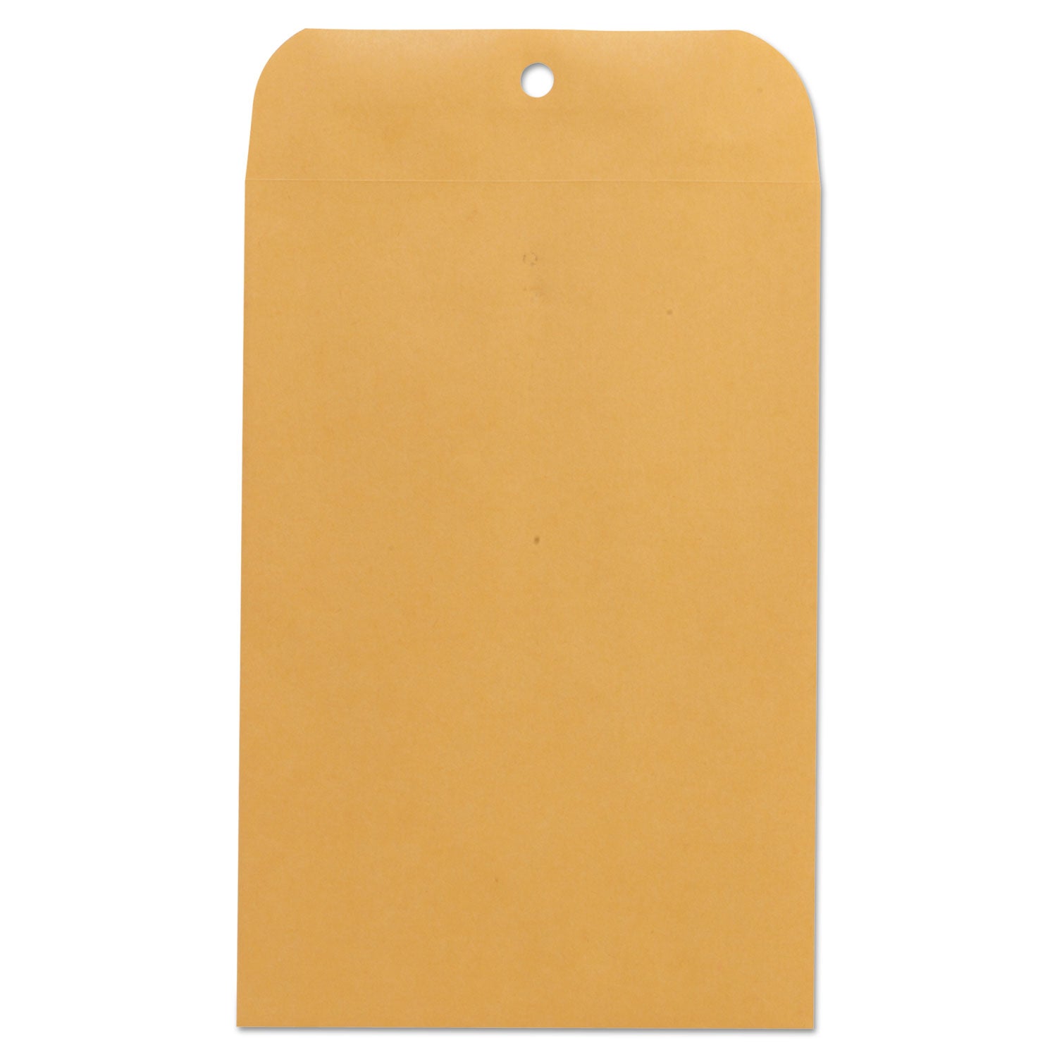 Universal® Kraft Clasp Envelope, #63, Square Flap, Clasp/Gummed Closure, 6.5 x 9.5, Brown Kraft, 100/Box