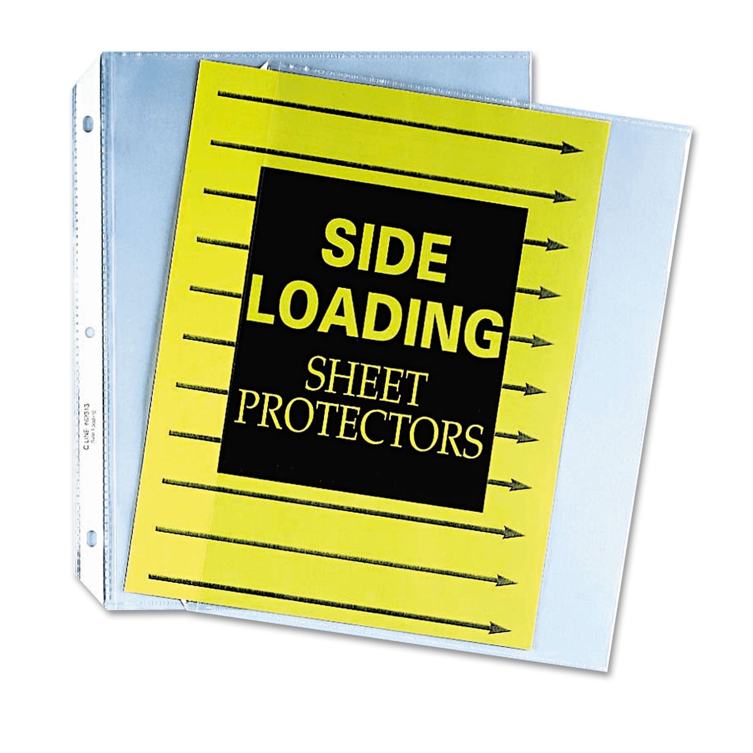 C-Line® Side Loading Polypropylene Sheet Protectors, Clear, 2", 11 x 8.5, 50/Box